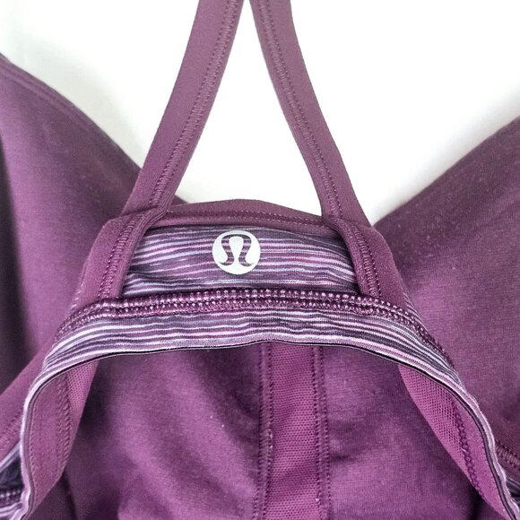 Lululemon C.Y.B Tank Plum, Wee Are From Space September Plum, Size 6 - Picture 7 of 8